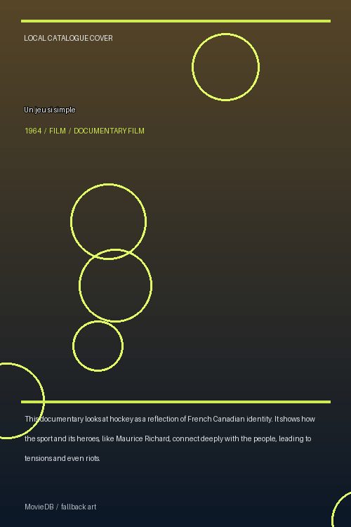 Un jeu si simple poster