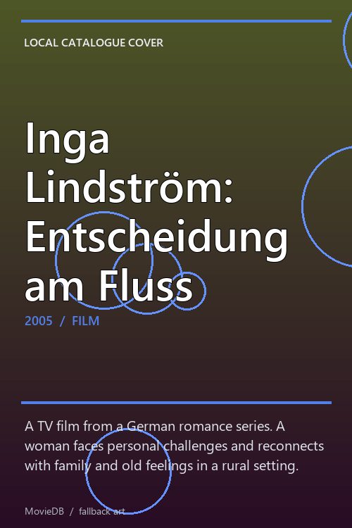 Inga Lindström: Entscheidung am Fluss poster
