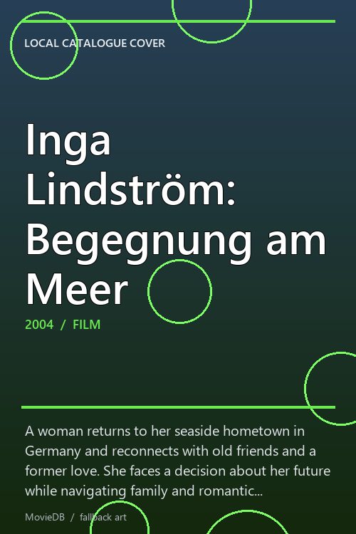Inga Lindström: Begegnung am Meer poster