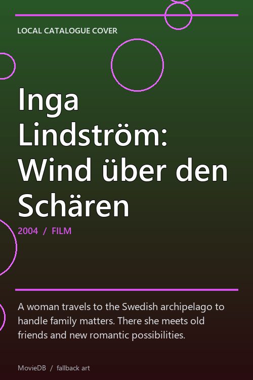 Inga Lindström: Wind über den Schären poster