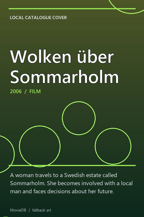 Wolken über Sommarholm poster