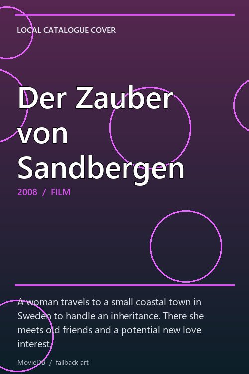 Der Zauber von Sandbergen poster