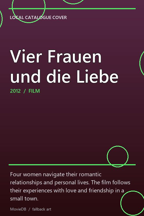 Vier Frauen und die Liebe poster