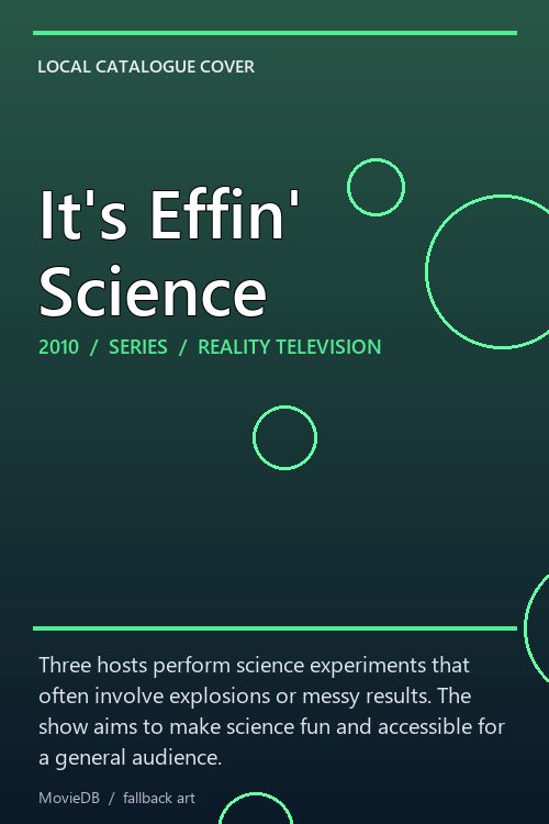 It's Effin' Science poster