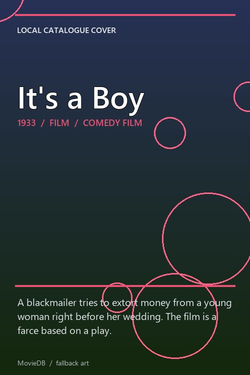 It's a Boy poster