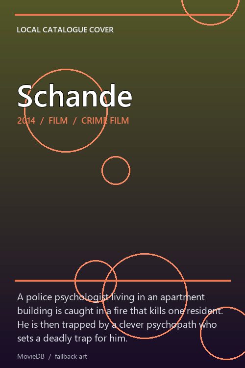 Schande poster