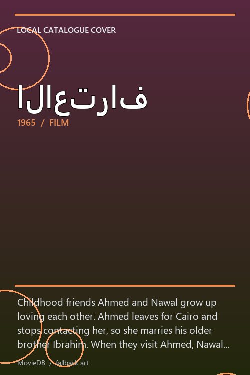 الاعتراف poster