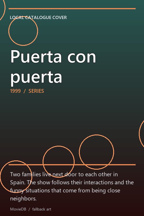 Puerta con puerta poster