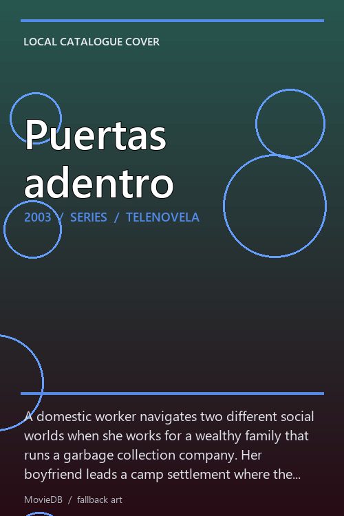Puertas adentro poster