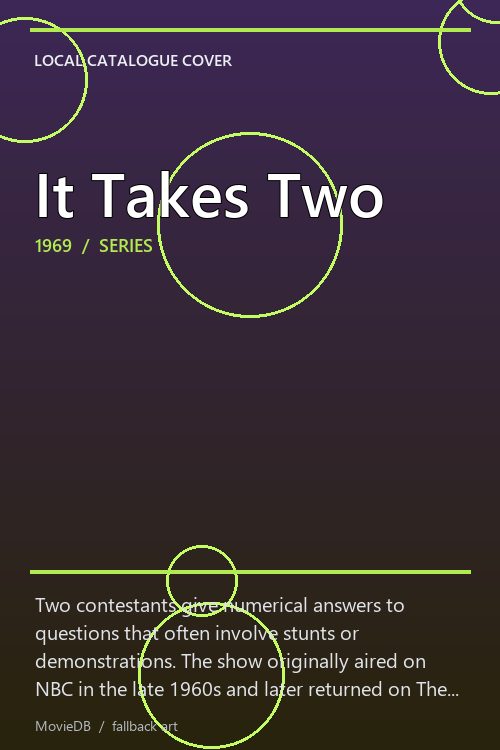 It Takes Two poster