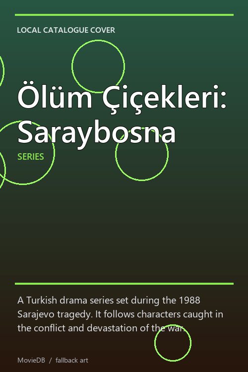 Ölüm Çiçekleri: Saraybosna poster