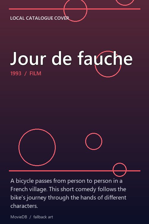 Jour de fauche poster