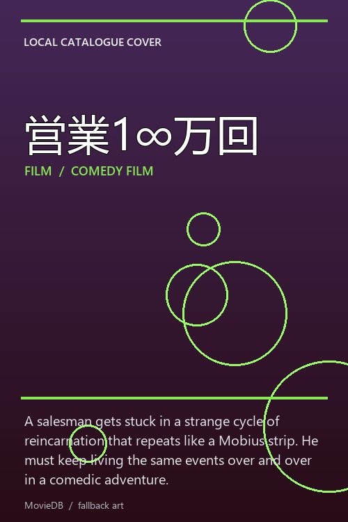 営業1∞万回 poster