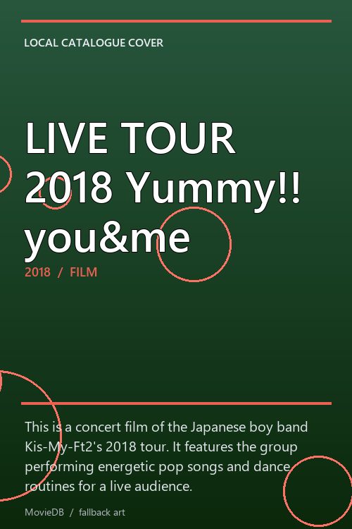 LIVE TOUR 2018 Yummy!! you&me poster