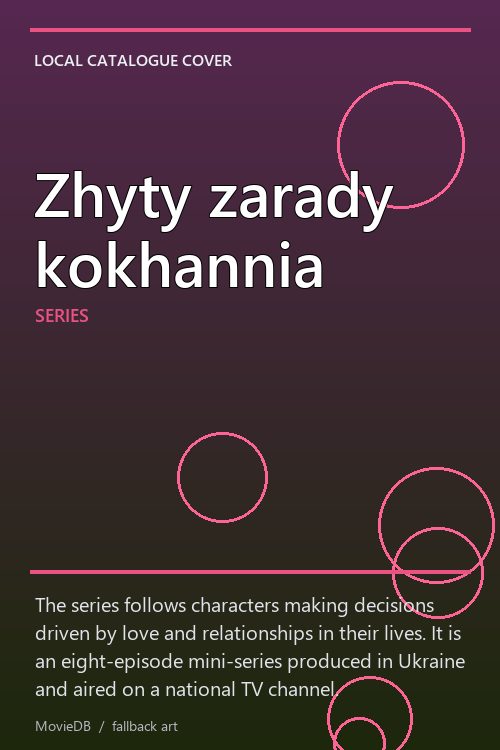 Zhyty zarady kokhannia poster