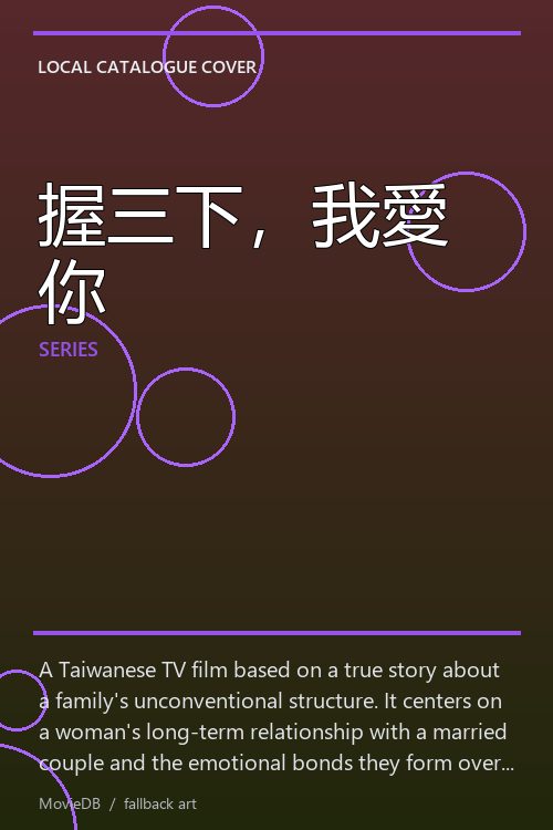 握三下,我愛你 poster