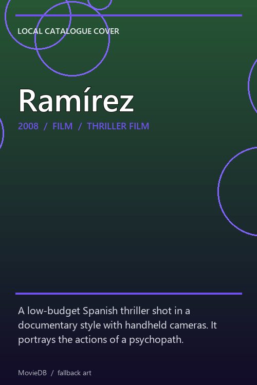 Ramírez poster