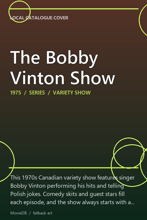 The Bobby Vinton Show poster