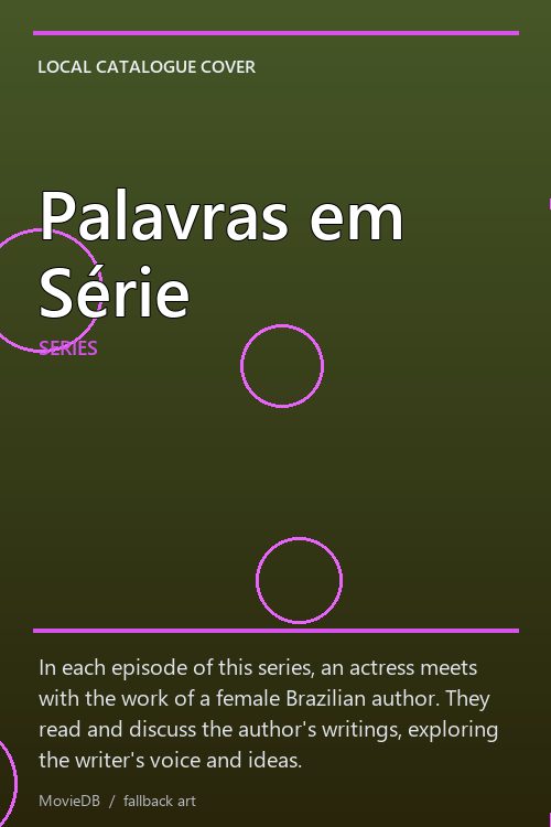 Palavras em Série poster