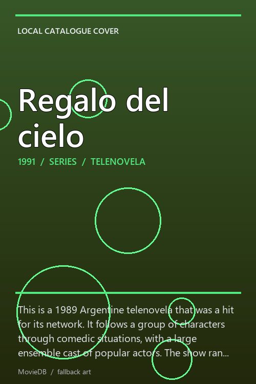 Regalo del cielo poster