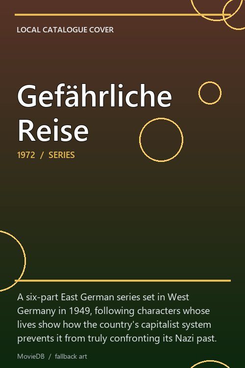 Gefährliche Reise poster