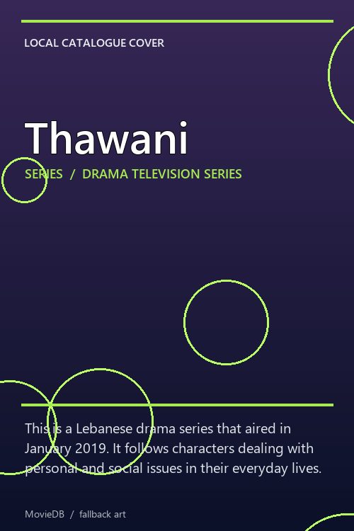 Thawani poster