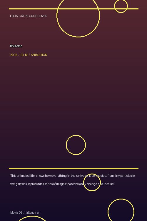 Rhizome poster