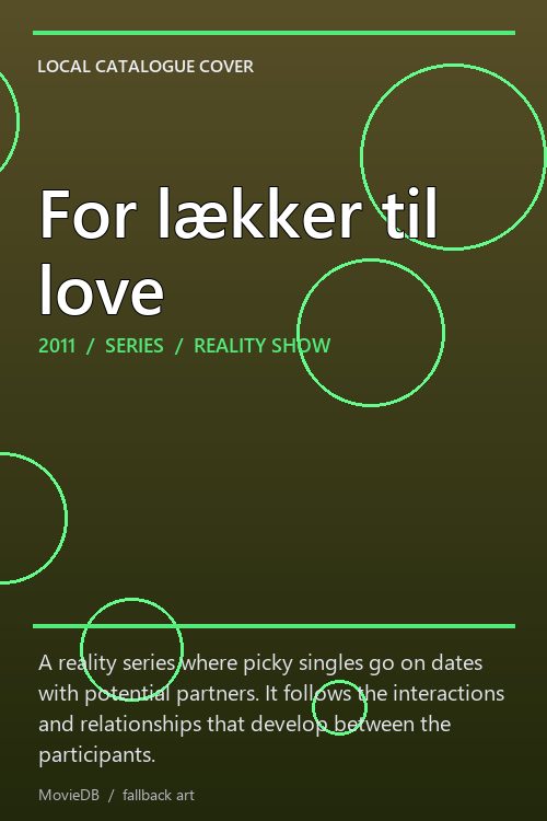 For lækker til love poster