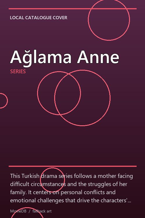 Ağlama Anne poster