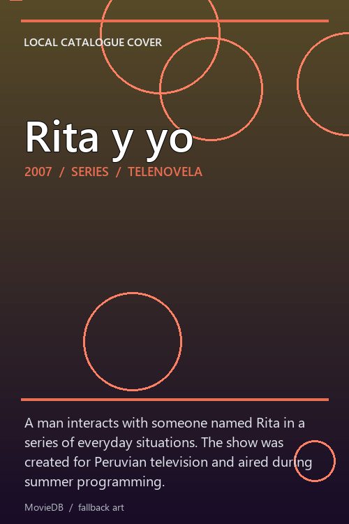 Rita y yo poster
