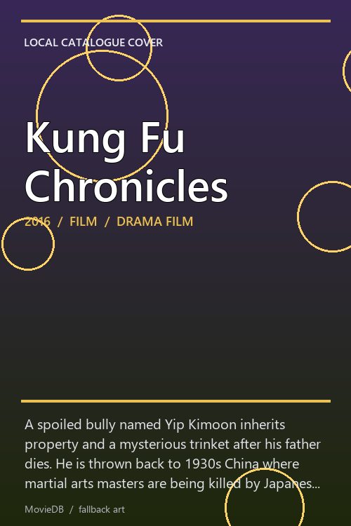Kung Fu Chronicles poster