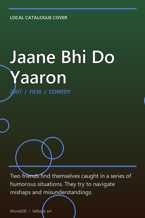 Jaane Bhi Do Yaaron poster