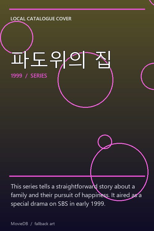 파도위의 집 poster