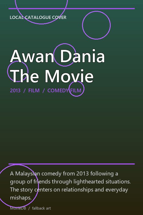 Awan Dania The Movie poster