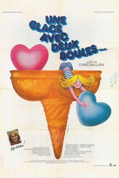 Une glace avec deux boules... poster