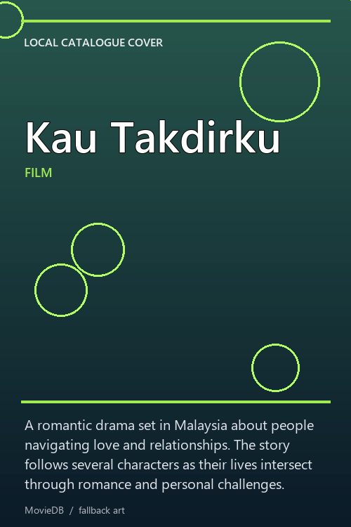 Kau Takdirku poster