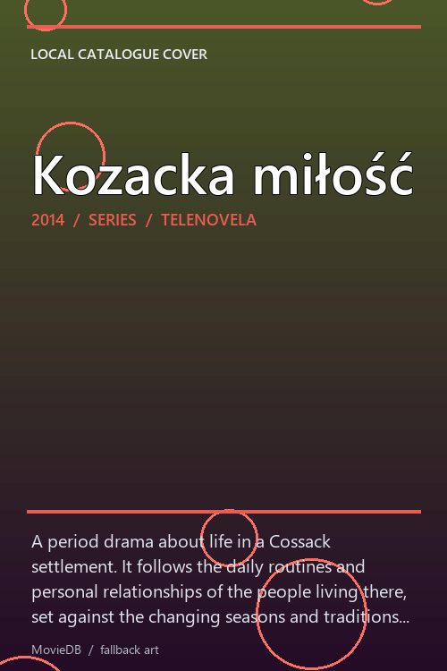 Kozacka miłość poster