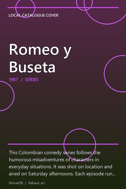Romeo y Buseta poster