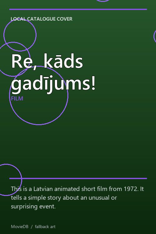 Re, kāds gadījums! poster
