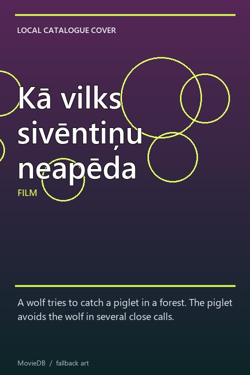 Kā vilks sivēntiņu neapēda poster