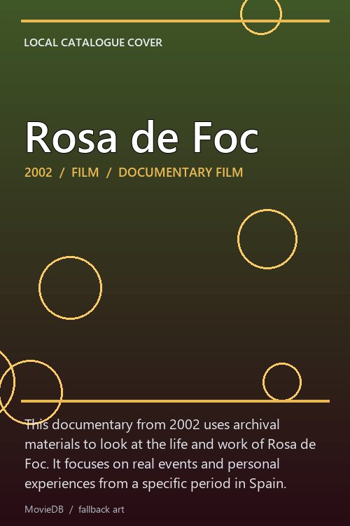 Rosa de Foc poster