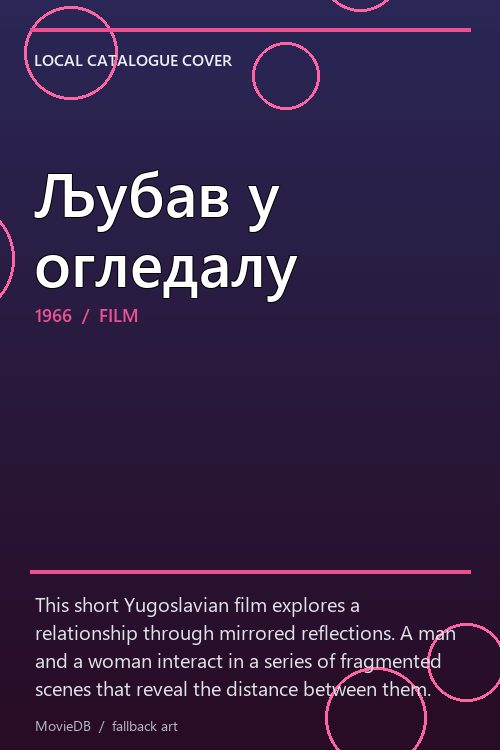 Љубав у огледалу poster