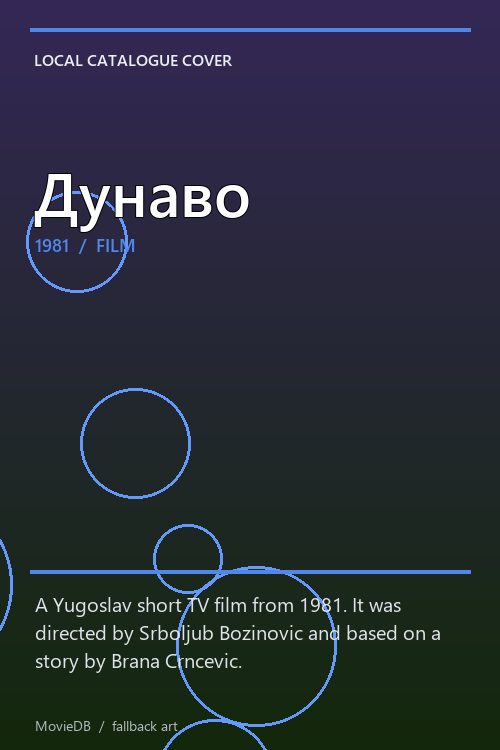Дунаво poster
