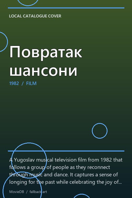 Повратак шансони poster