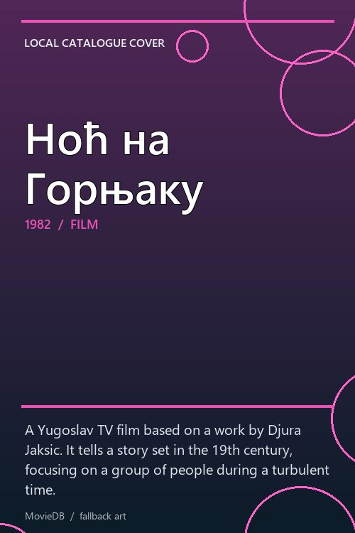 Ноћ на Горњаку poster