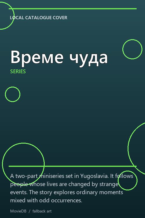 Време чуда poster