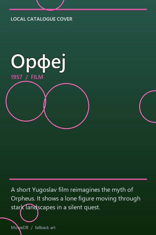 Орфеј poster