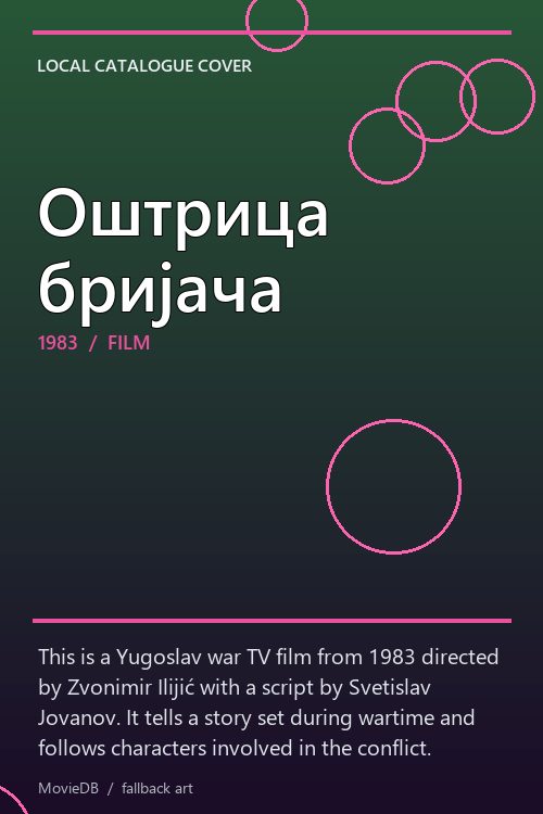 Оштрица бријача poster