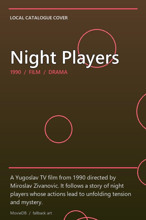 Night Players poster