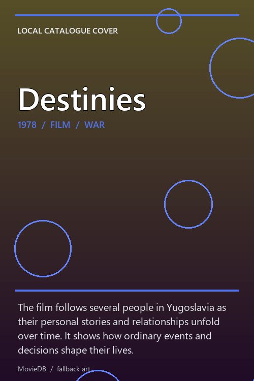 Destinies poster